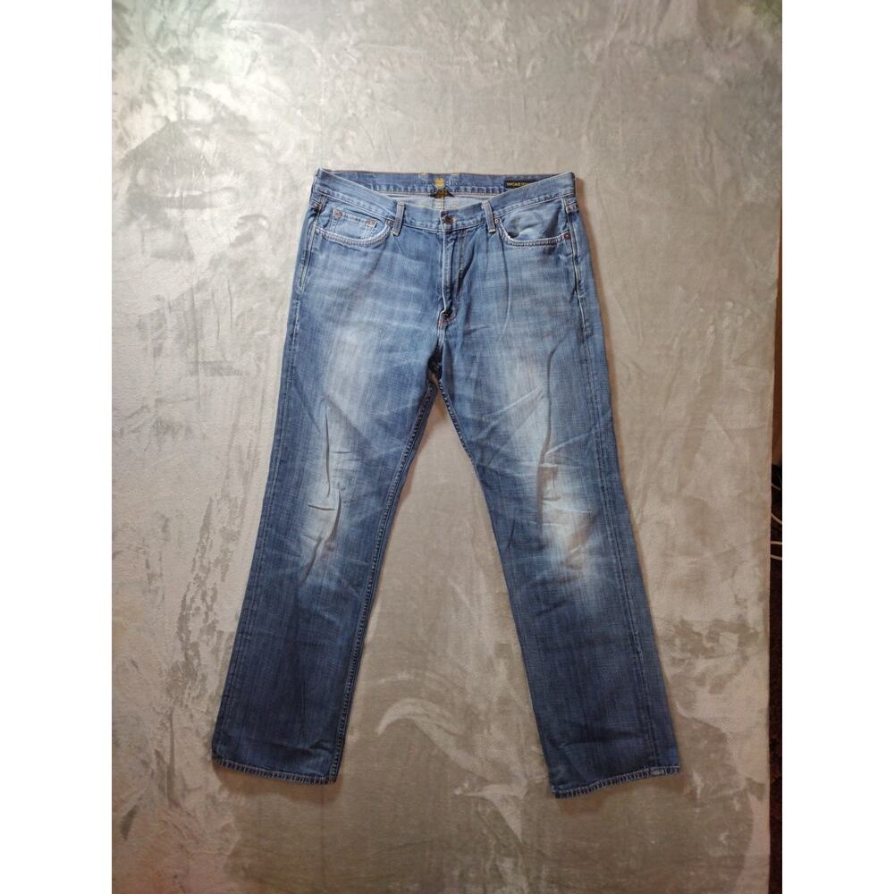 Lucky Brand Jeans Mens 36x34 Vintage Straight Made In USA Casual Y2K Retro